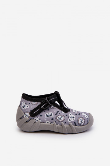 Comfortable Children's Slippers BEFADO 110N488 Grey 2