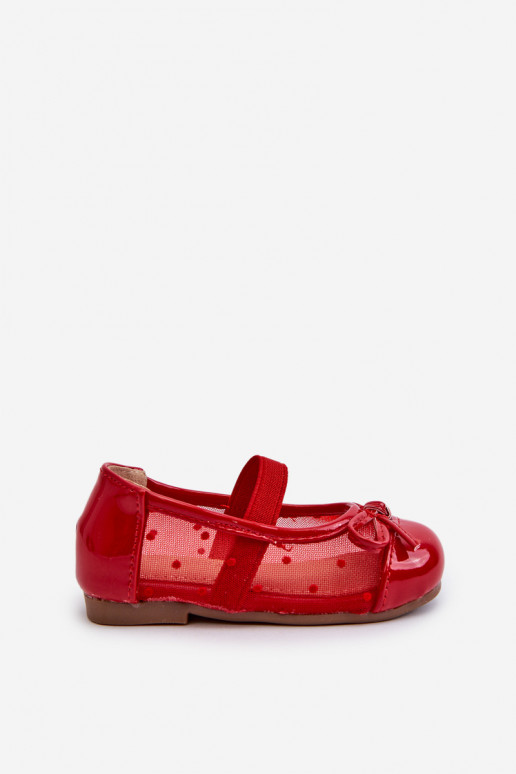 Children's Ballet Flats with Red Bow Jellema