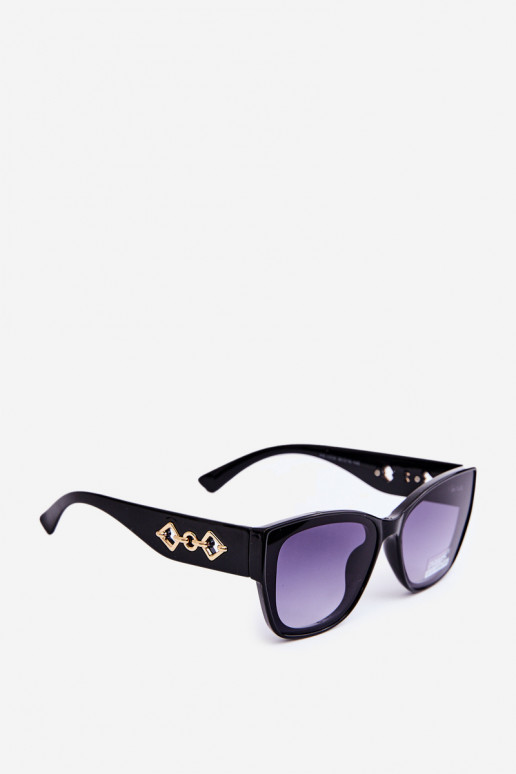 Damskie Okulary Przeciwsłoneczne UV400 Czarne