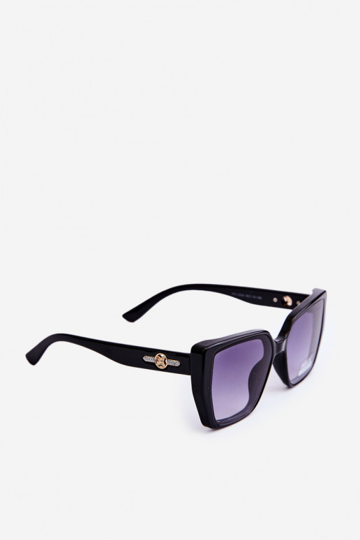 Okulary Przeciwsłoneczne Damskie UV400 Czarne