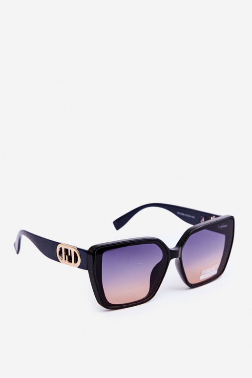 Women's Sunglasses with Decorative Detail UV400 Navy