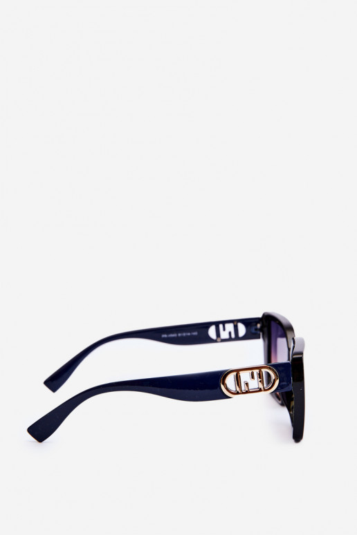 Women's Sunglasses with Decorative Detail UV400 Navy