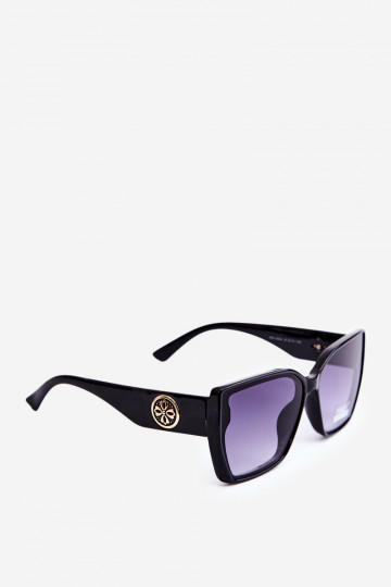 Women's Classic Sunglasses with Decorative Details UV400 Black 2