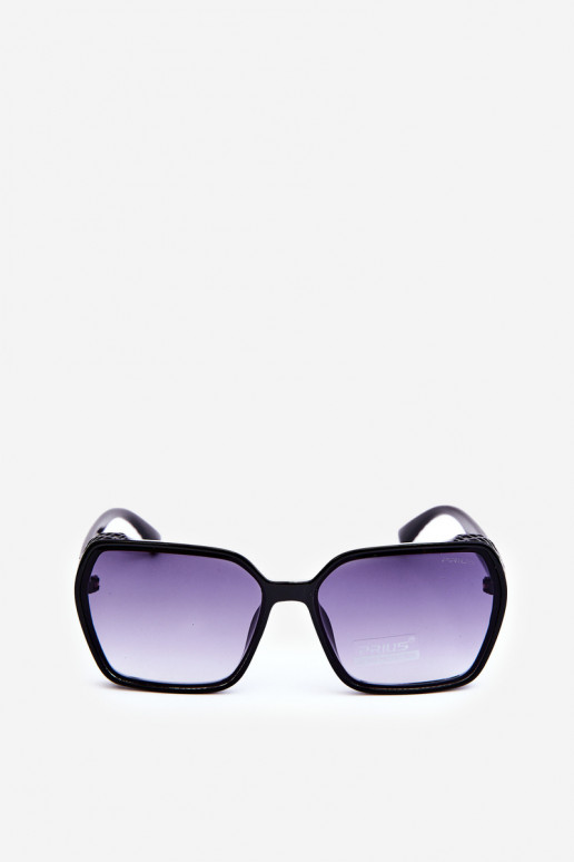 Damskie Cieniowane Okulary Przeciwsłoneczne UV400 Czarne