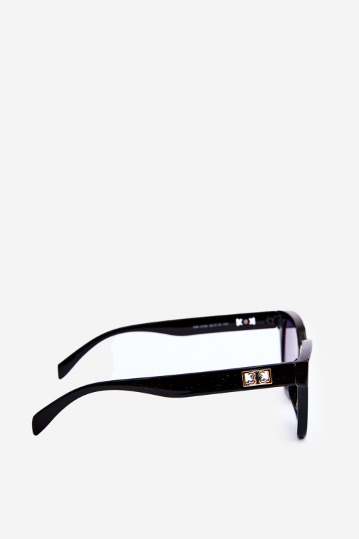 Women's Sunglasses with Black and Gold Details UV400 Black