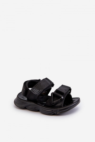 Children's Sandals with Velcro Fastening Black Orretta 2