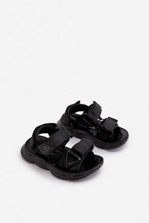 Children's Sandals with Velcro Fastening Black Orretta Children's Sandals with Velcro Fastening Black Orretta