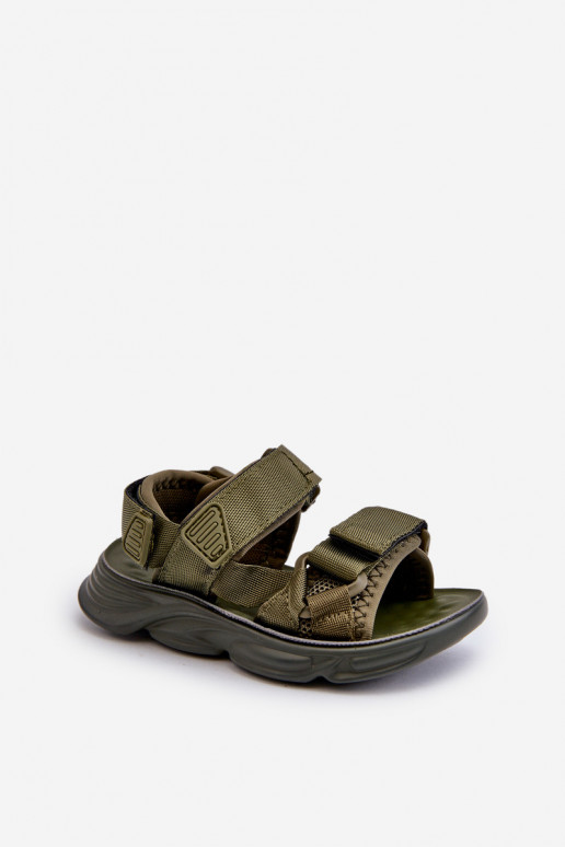 Kids' Green Velcro-Strap Sandals Orretta Kids' Green Velcro-Strap Sandals Orretta