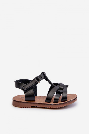 Children's Sandals with Velcro Fastening Black Marimona 2