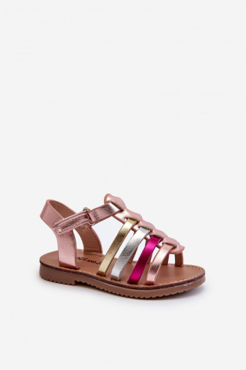 Children's Gladiator Sandals with Velcro in Multicolor Radovia 2