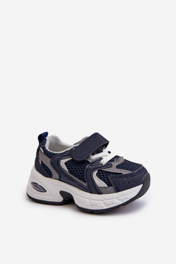 Children's Sports Sneakers with Velcro Navy Blue Rulagia 2
