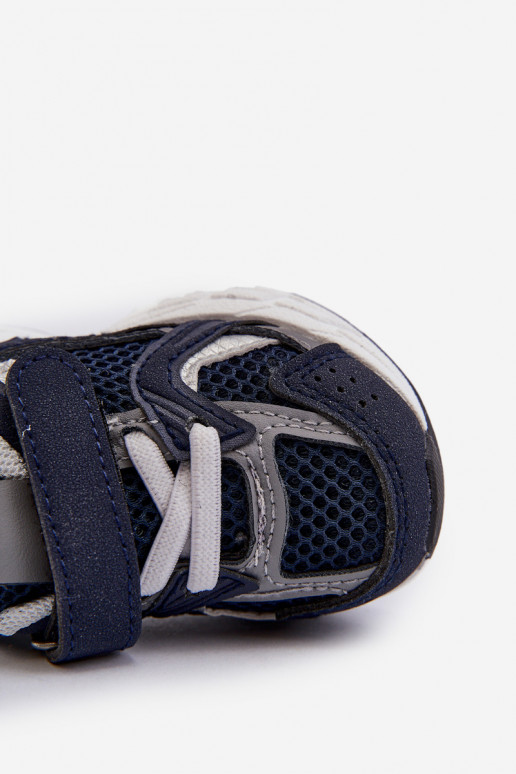 Children's Sports Sneakers with Velcro Navy Blue Rulagia Children's Sports Sneakers with Velcro Navy Blue Rulagia