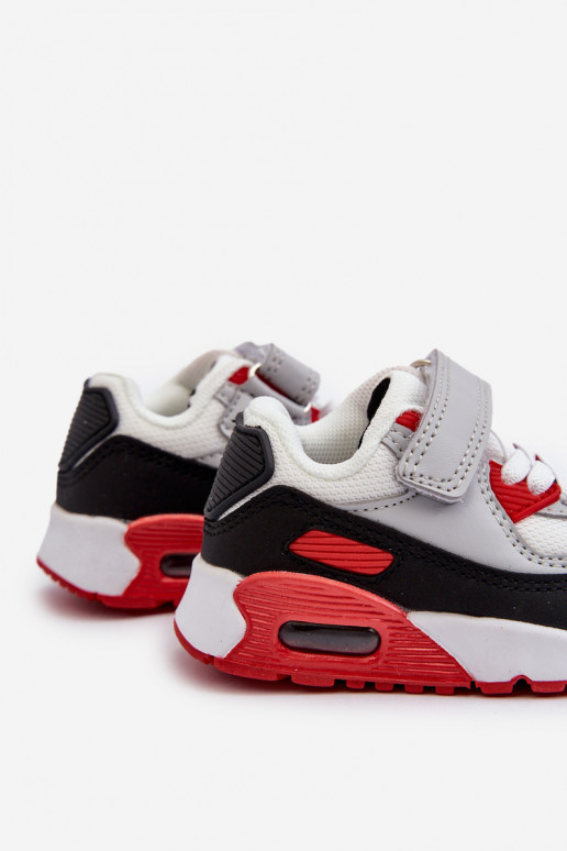 Children's Sneakers with Velcro Red Krissandra Children's Sneakers with Velcro Red Krissandra