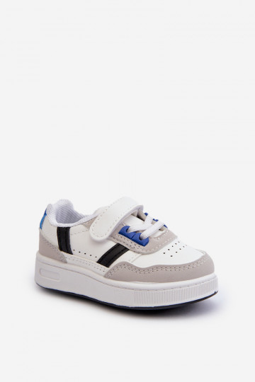 Classic Kids' Sports Shoes White-Blue Marlin 2