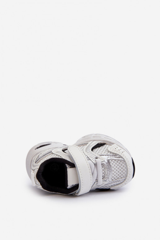 Children's Sports Sneakers with Velcro White-Black Ephona Children's Sports Sneakers with Velcro White-Black Ephona