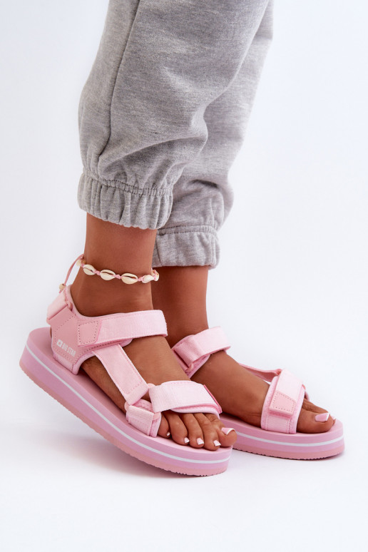 Women's Platform Sandals Big Star NN274A533 Pink Women's Platform Sandals Big Star NN274A533 Pink
