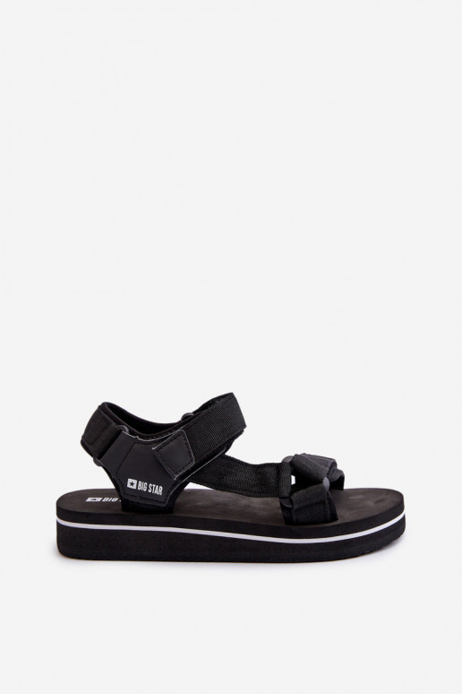 Women's Platform Sandals Big Star NN274A532 Black Women's Platform Sandals Big Star NN274A532 Black