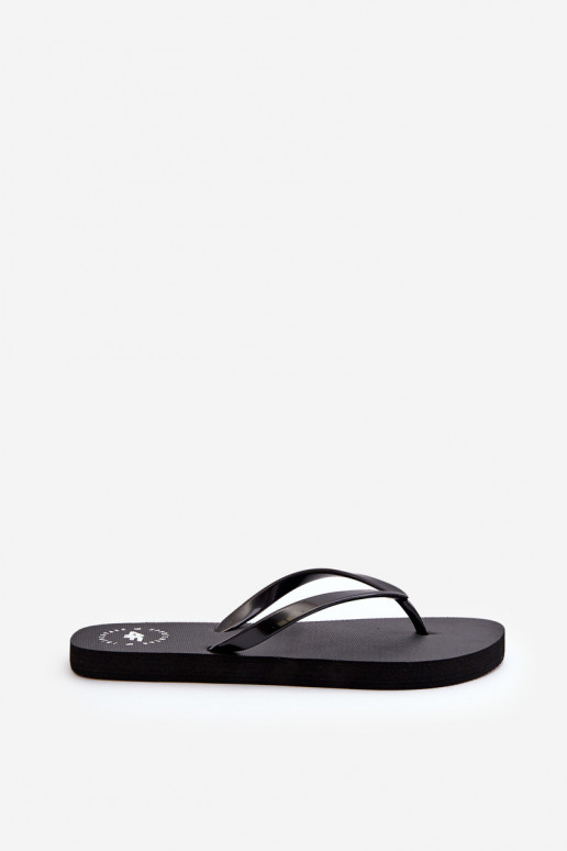 Women's Flip Flops Slippers 4FMM00FFLIF018-21S Black Women's Flip Flops Slippers 4FMM00FFLIF018-21S Black