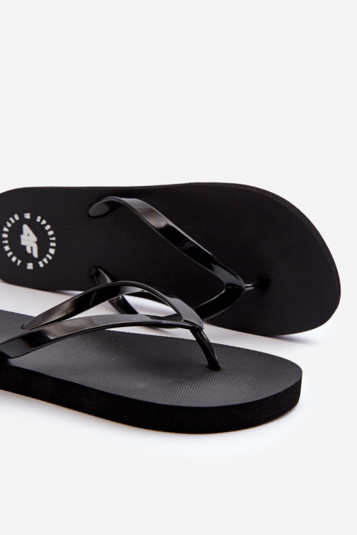 Women's Flip Flops Slippers 4FMM00FFLIF018-21S Black Women's Flip Flops Slippers 4FMM00FFLIF018-21S Black