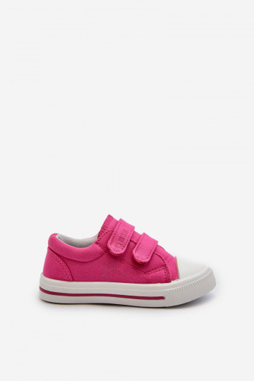Children's Velcro Sneakers Big Star NN374113 Fuchsia 2
