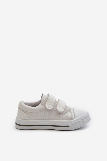 Children's Velcro Sneakers Big Star NN374117 White 2