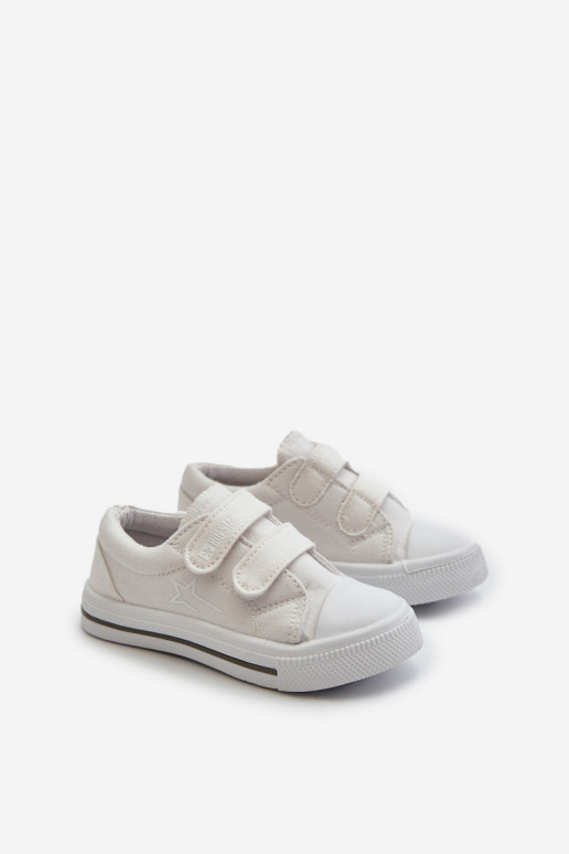 Children's Velcro Sneakers Big Star NN374117 White Children's Velcro Sneakers Big Star NN374117 White