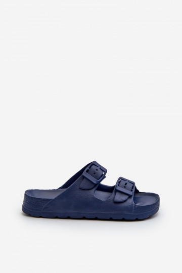 Lightweight Boys' Foam Sandals with Buckles Navy Adirnaca 2