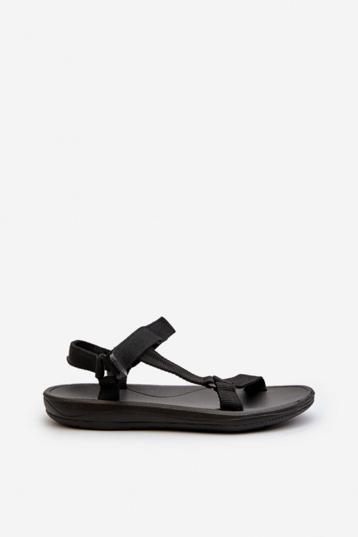 Women's Sports Sandals with Velcro Black Vilari