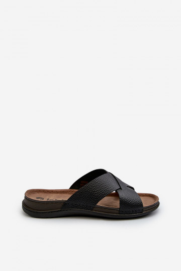 Light Comfortable Men's Sandals with Buckles Inblu MT000016 Black 2