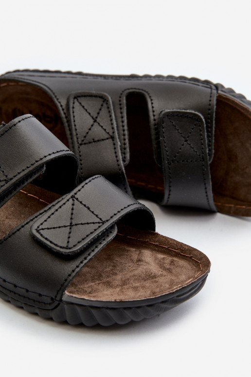 Comfortable Men's Flip Flops with Velcro Straps Inblu FM00001U Black Comfortable Men's Flip Flops with Velcro Straps Inblu FM00001U Black