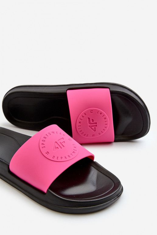 Women's Slides 4FMM00FFLIF045-55S Pink-Black Women's Slides 4FMM00FFLIF045-55S Pink-Black