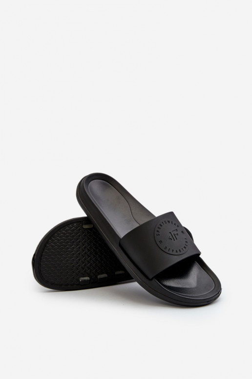 Men's Flip Flops 4FMM00FFLIM047A-20S Black Men's Flip Flops 4FMM00FFLIM047A-20S Black