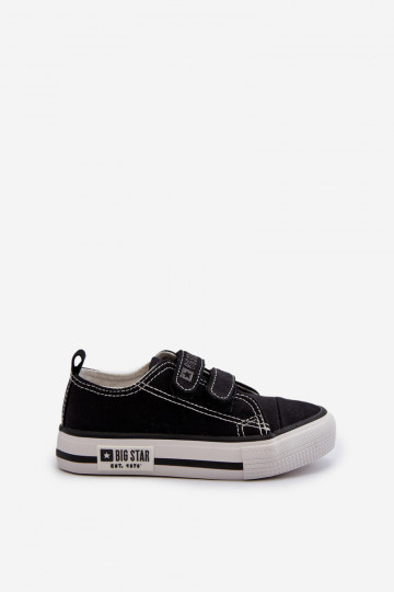 Children's Velcro Sneakers Big Star LL374015 Black 2