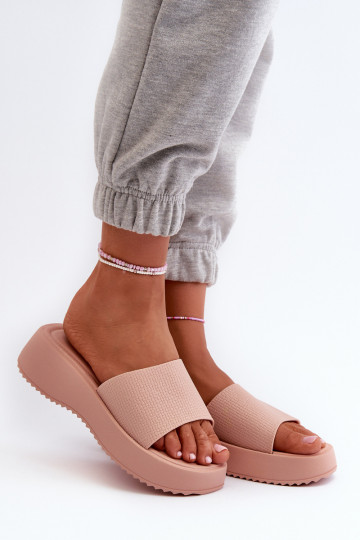Women's Platform and Wedge Sandals in Pink Vimarils 2