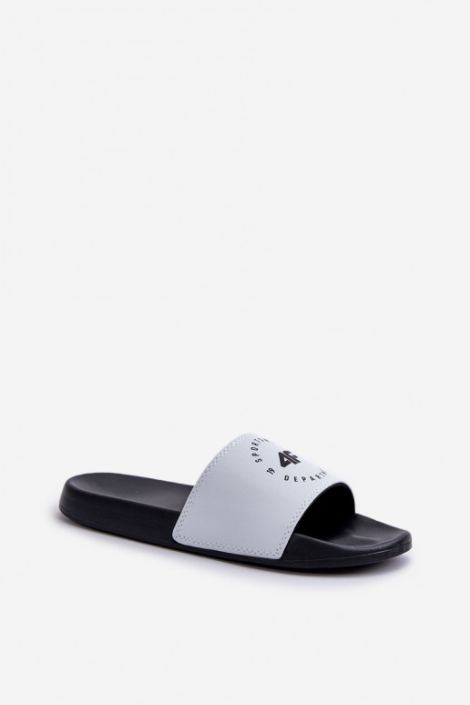 Women's Slides 4FMM00FFLIF044A-10S White-Black