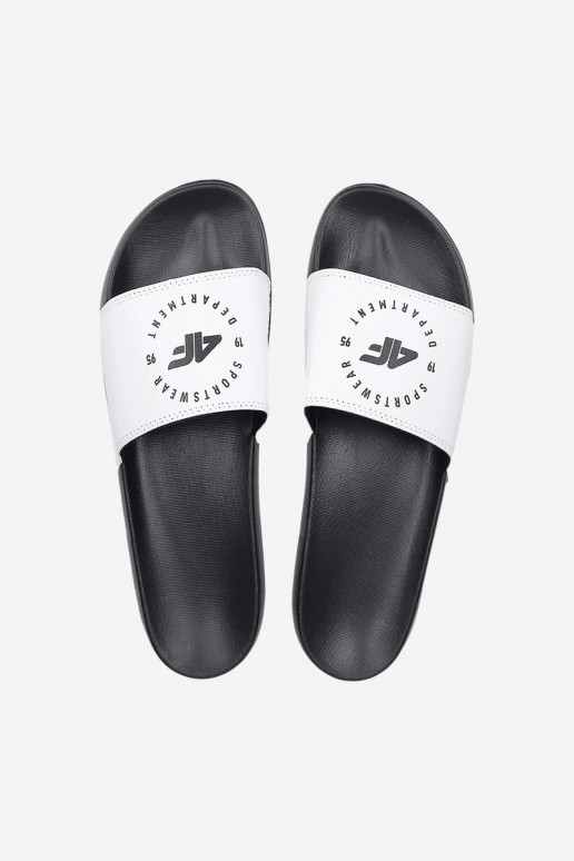 Women's Slides 4FMM00FFLIF044A-10S White-Black