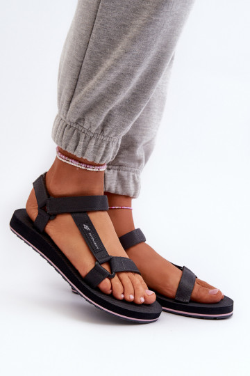 Women's Sport Sandals 4FRSS24FSANF054-23S Dark Grey 2