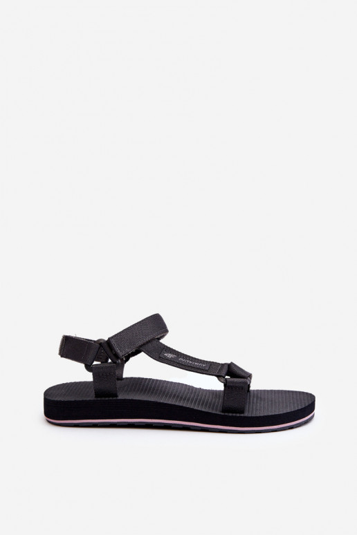 Women's Sport Sandals 4FRSS24FSANF054-23S Dark Grey Women's Sport Sandals 4FRSS24FSANF054-23S Dark Grey