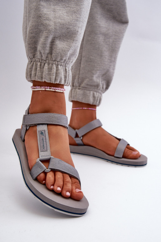 Women's Sport Sandals 4FRSS24FSANF054-20S Grey Women's Sport Sandals 4FRSS24FSANF054-20S Grey