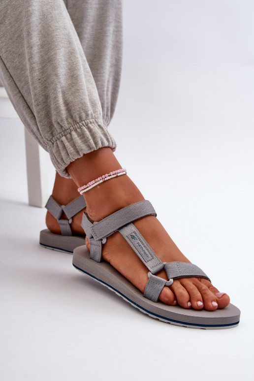 Women's Sport Sandals 4FRSS24FSANF054-20S Grey Women's Sport Sandals 4FRSS24FSANF054-20S Grey