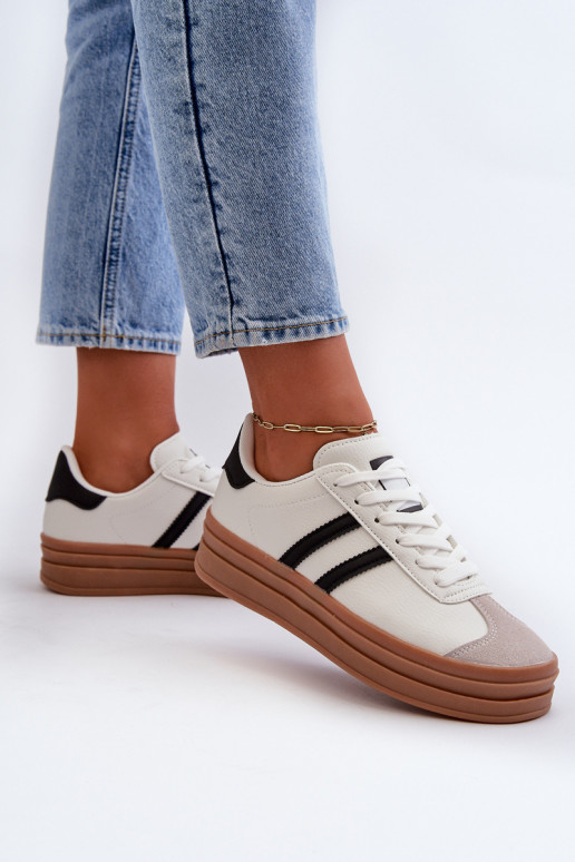 Women's Platform Sneakers White Egelia