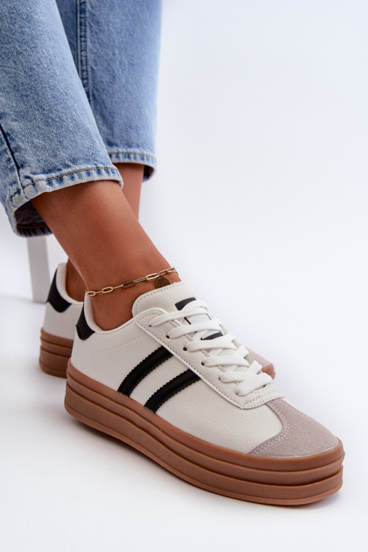 Women's Platform Sneakers White Egelia