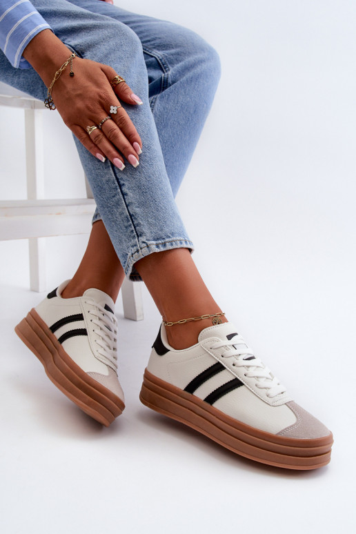 Women's Platform Sneakers White Egelia