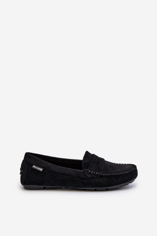 Women's Black Faux Suede Loafers Rerceria Women's Black Faux Suede Loafers Rerceria
