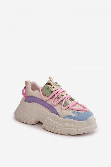 Women's sneakers with chunky sole multicolor Nevela 2