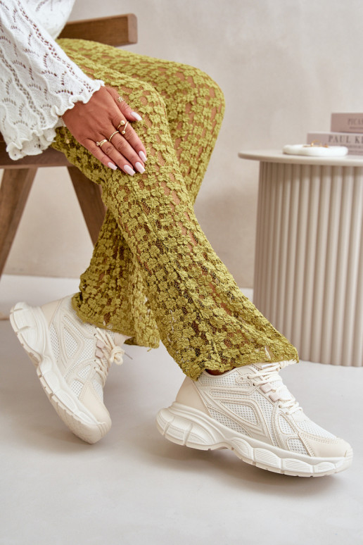 Women's Sports Sneakers Beige Timoci Women's Sports Sneakers Beige Timoci