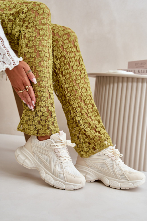 Women's Sports Sneakers Beige Timoci Women's Sports Sneakers Beige Timoci