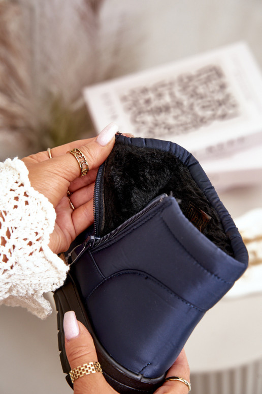 Women's Insulated Snow Boots Navy Helis Women's Insulated Snow Boots Navy Helis