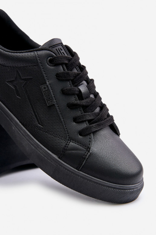 Men's Sneakers Made Of Eco Leather Big Star OO174021 Hi-Poly System Black