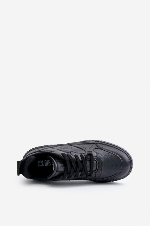 Sneakersy Męskie Z Eko Skóry Big Star OO174004 Czarne